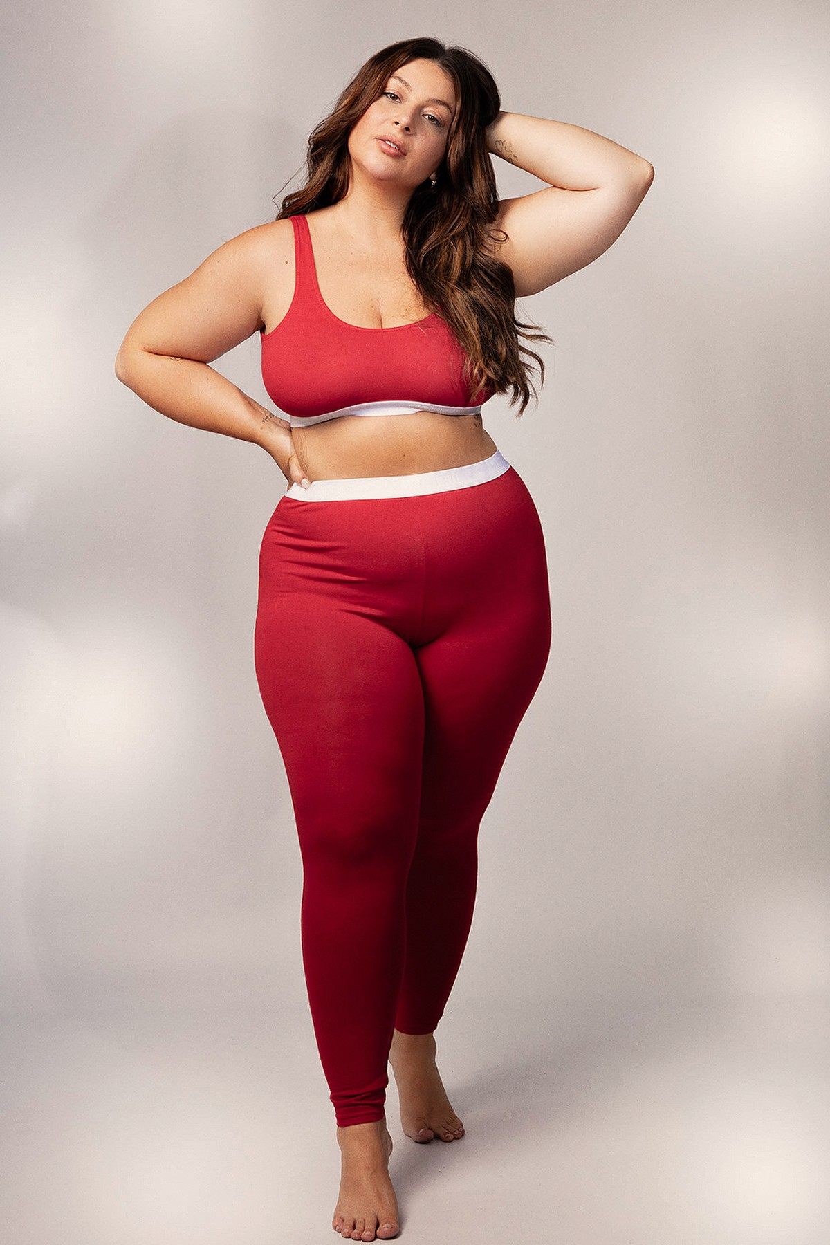 CALÇA LEGGING VERMELHA MAYA