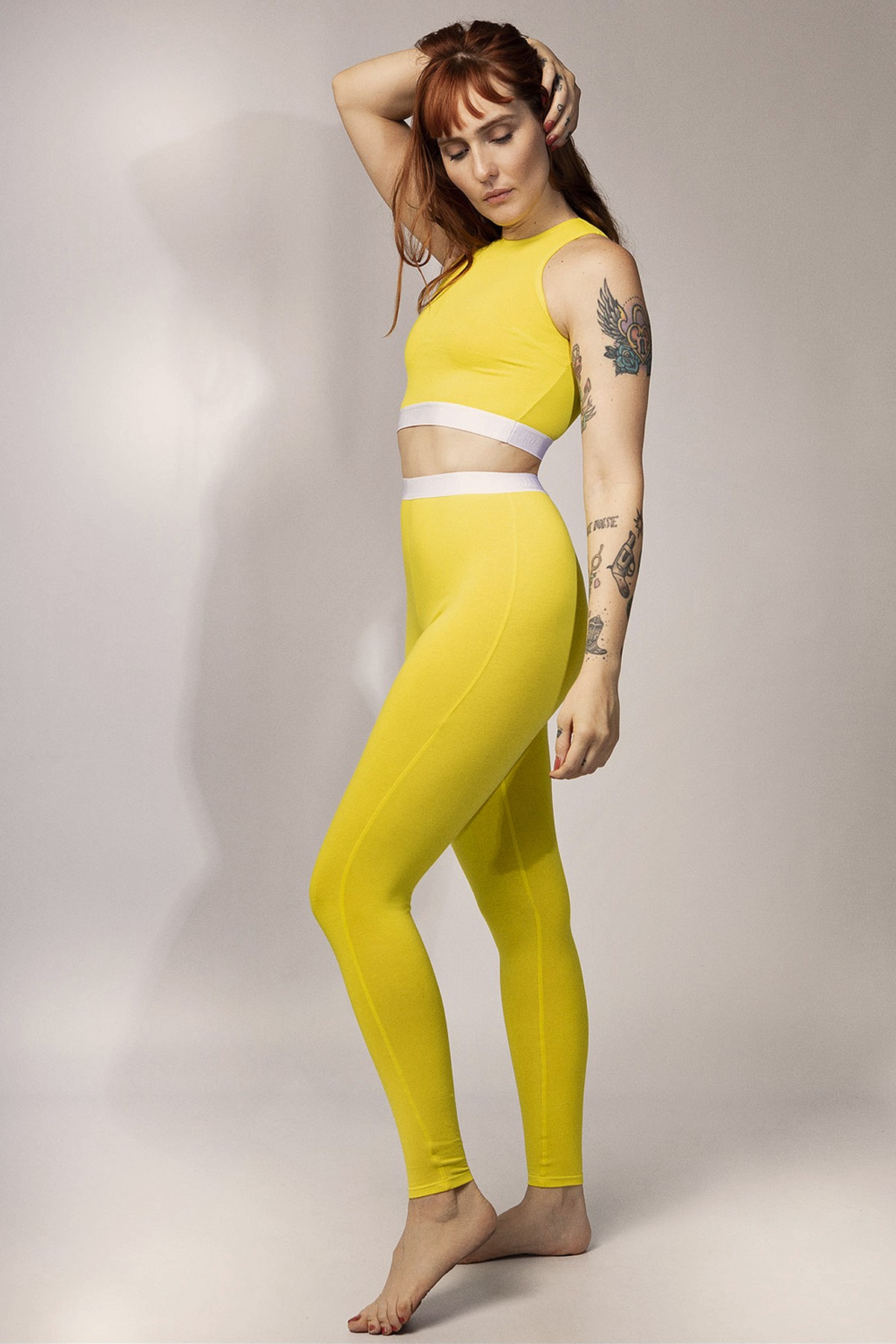 CALÇA LEGGING AMARELA MAYA