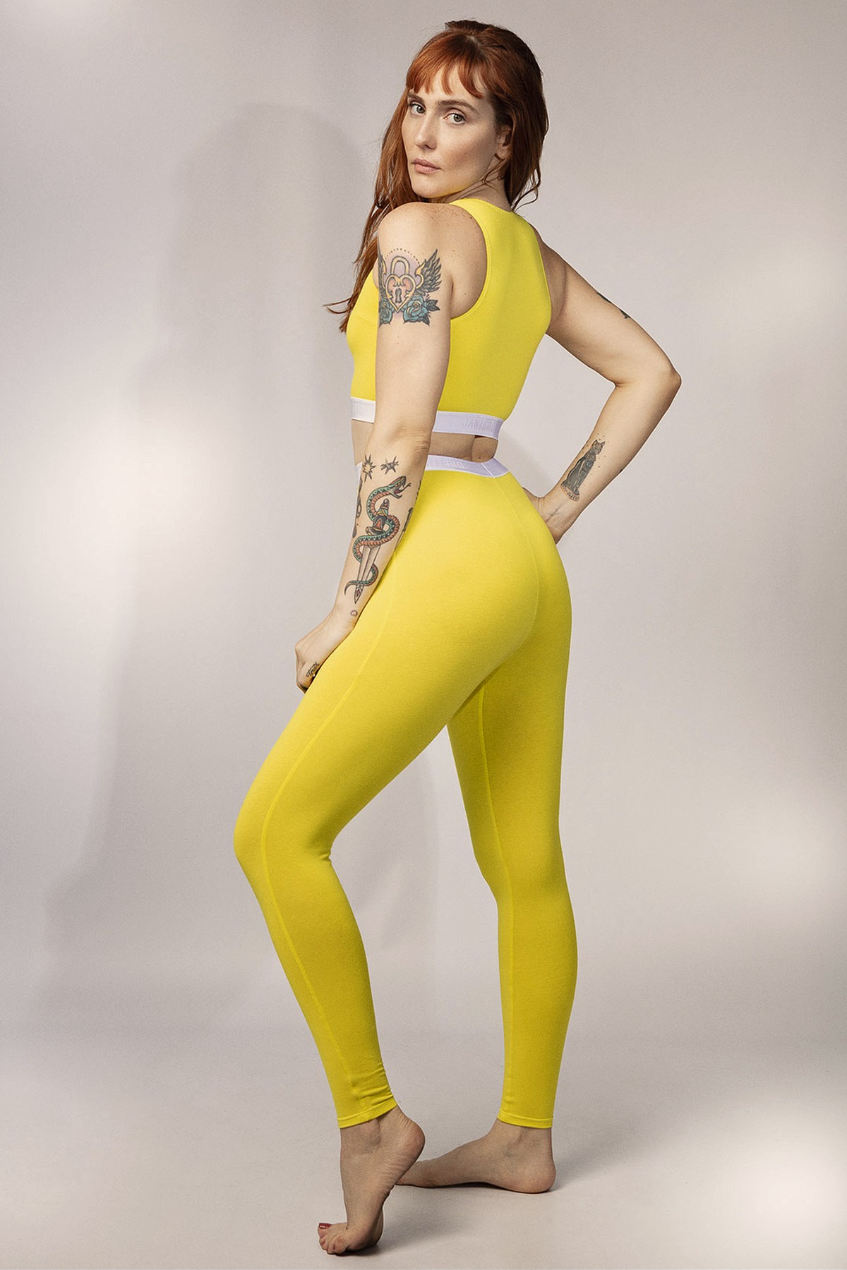 CALÇA LEGGING AMARELA MAYA
