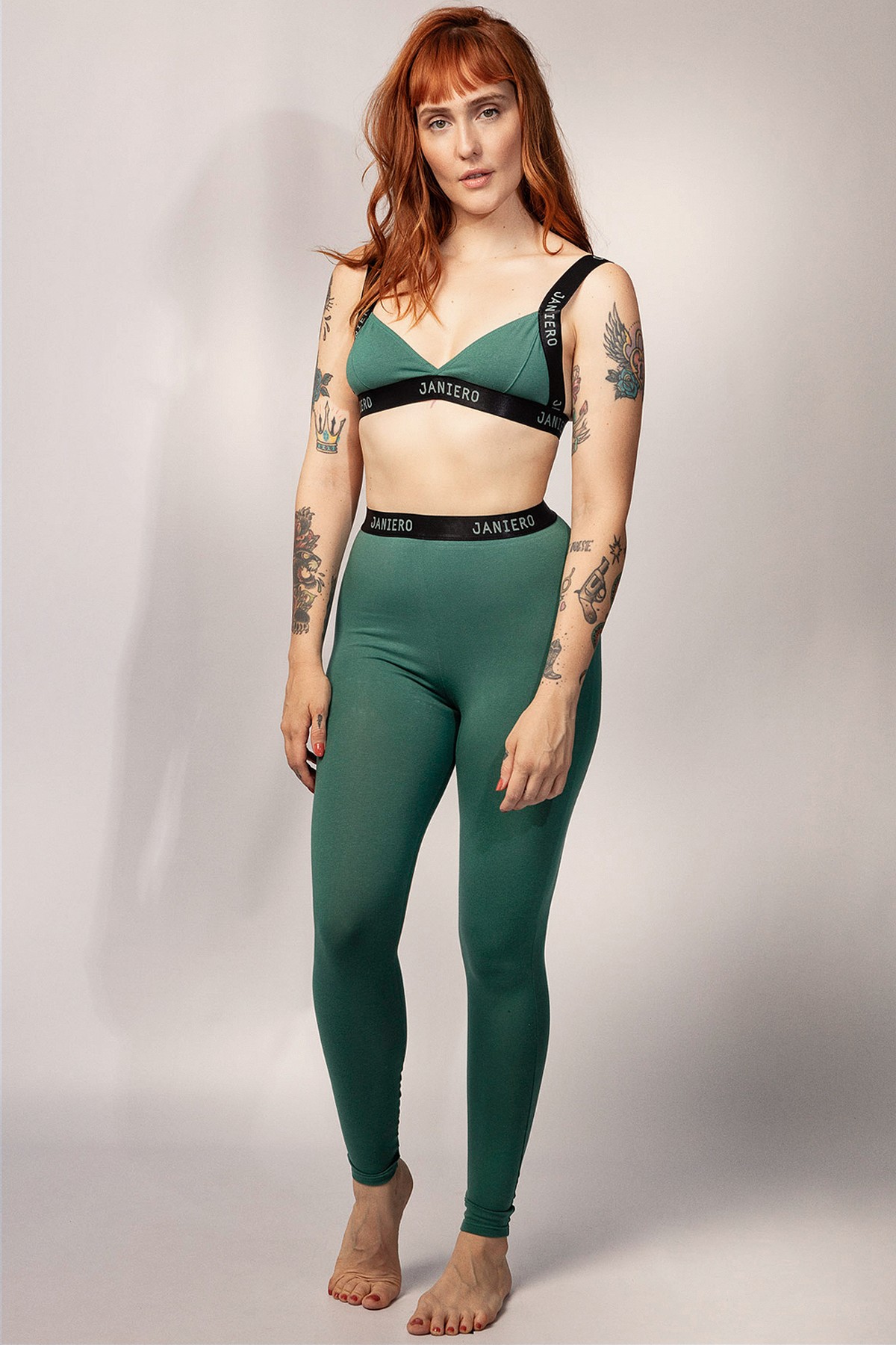 TOP TRIANGULAR VERDE LAURA