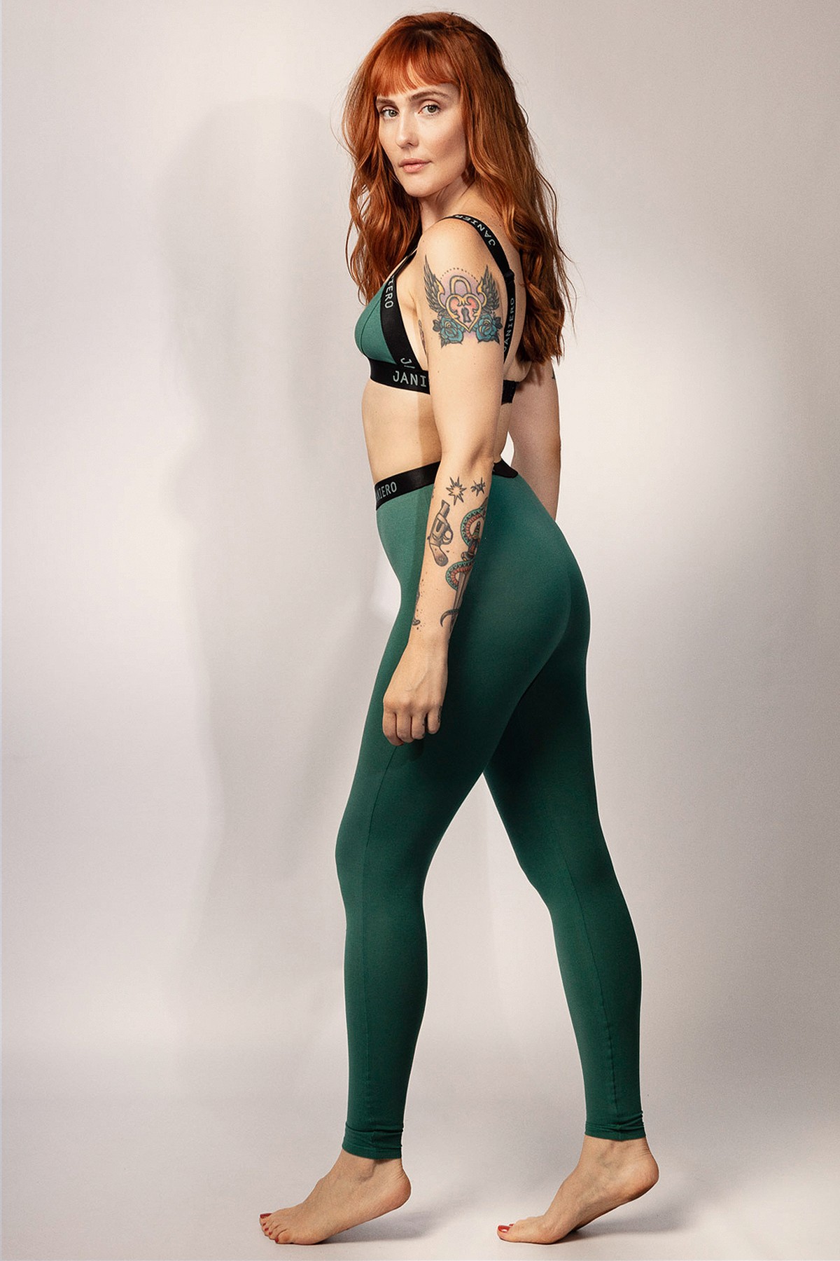 TOP TRIANGULAR VERDE LAURA
