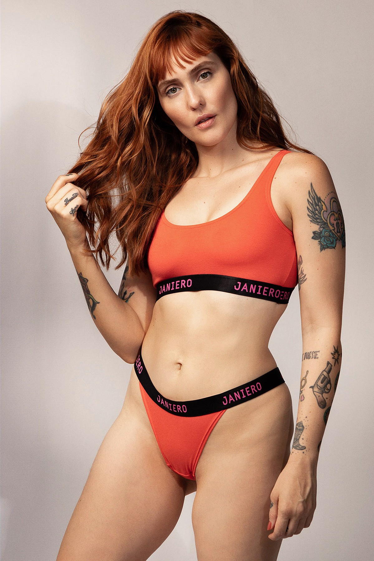 TOP ESPORTIVO LARANJA ESTHER