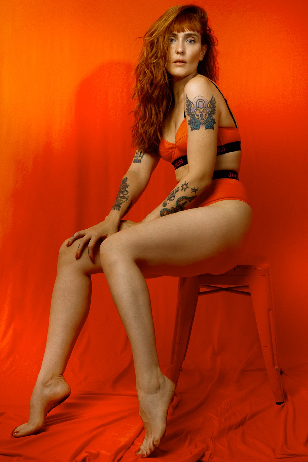 SUTIÃ MEIA TAÇA LARANJA GRAZIA