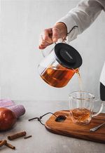 Bule para Chá Tramontina em Vidro e Aço Inox com Infusor 900 ml