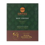 Café Orfeu Drip Coffee Intenso 100% Arábica - 10 Sachês