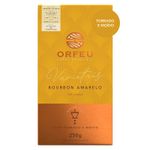 Café Orfeu Torrado e Moído Bourbon Amarelo 100% Arábica - 250g Moagem Fina