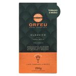 Café Orfeu Torrado e Moído Clássico 100% Arábica - 250g Moagem Fina