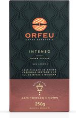 Café Orfeu Torrado e Moído Intenso 100% Arábica - 250g Moagem Fina