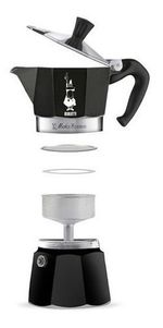 Cafeteira Italiana Bialetti Moka Express - 3 Cups - Preta