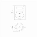 Cafeteira Tramontina com Coador de Aço Inox 0,40 L