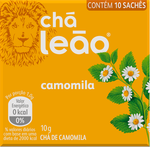 Chá Leão Camomila 10g em sachês - 10 Unidades