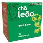 Chá Leão Erva Doce 16g em sachês - 10 Unidades