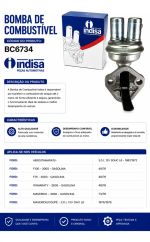 Bomba de Combustível 6 Cilindros Jeep, Jipe e Ford Willys