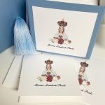  Kit Cartões Nossa Senhora de Fátima Floral + Envelopes + Caixa Personalizada