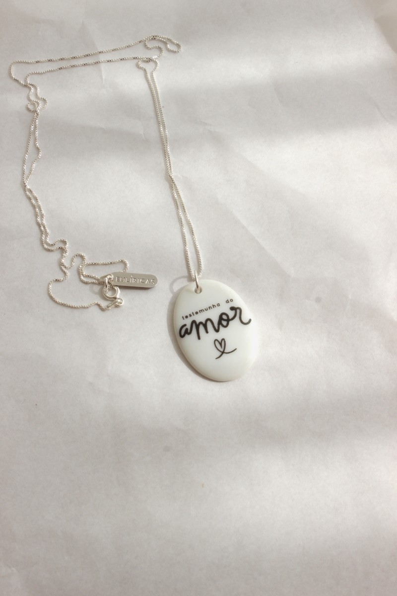 colar testemunha do amor
