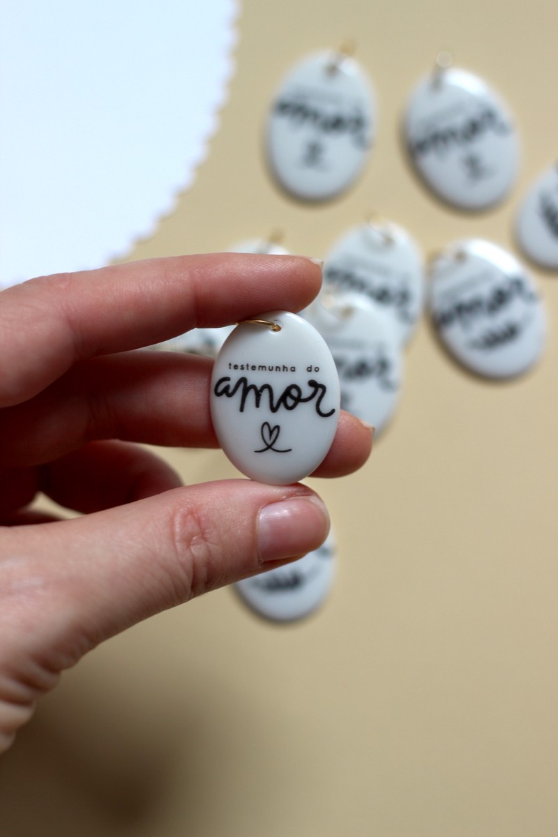 pingente testemunha do amor