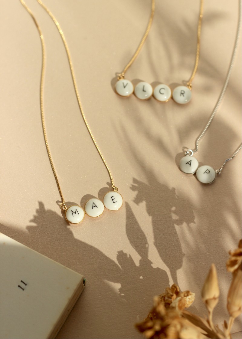 colar personalizado iniciais