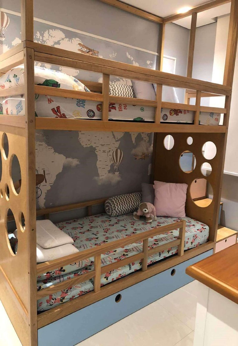 BIKAMA MOTESSORIANA COM CAMA AUXILIAR KW