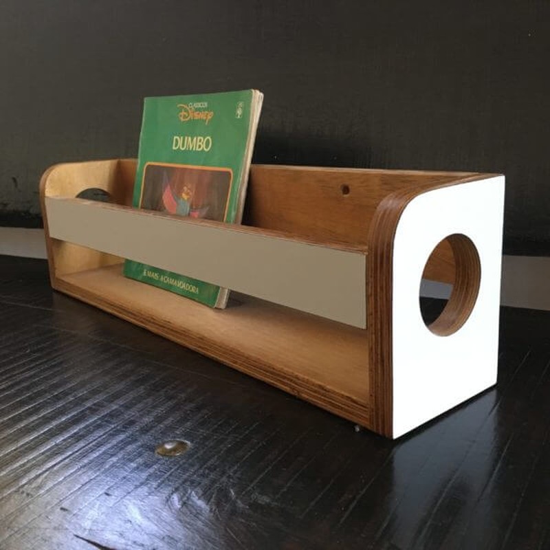 PRATELEIRA DOS LIBROS ROUND KW