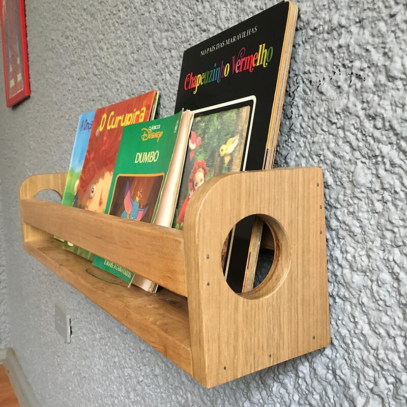PRATELEIRA DOS LIBROS ROUND KW