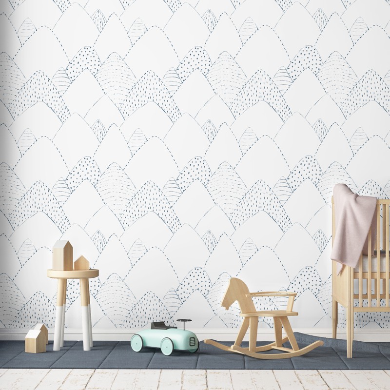 Papel de Parede Montanhas Outline