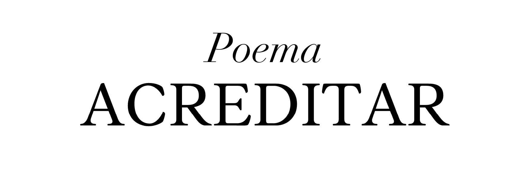 [Produto] poema acreditar 1