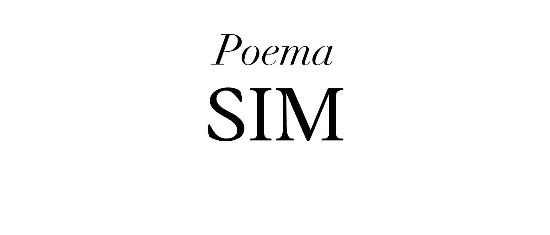 [Produto] poema 