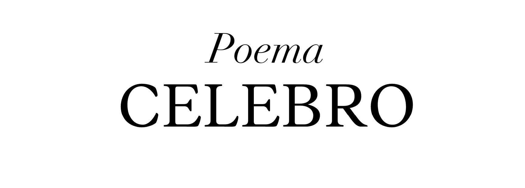 [Produto] poema celebro