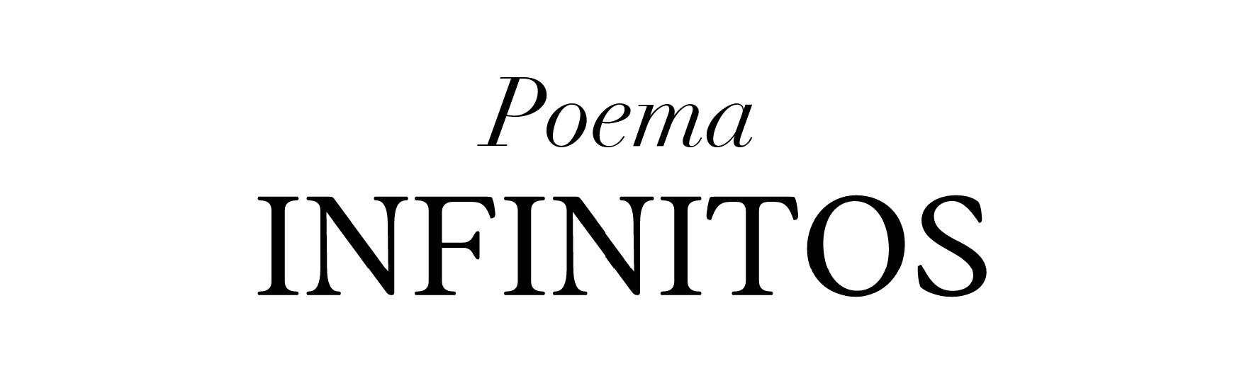 [Produto] poema infinitos 1