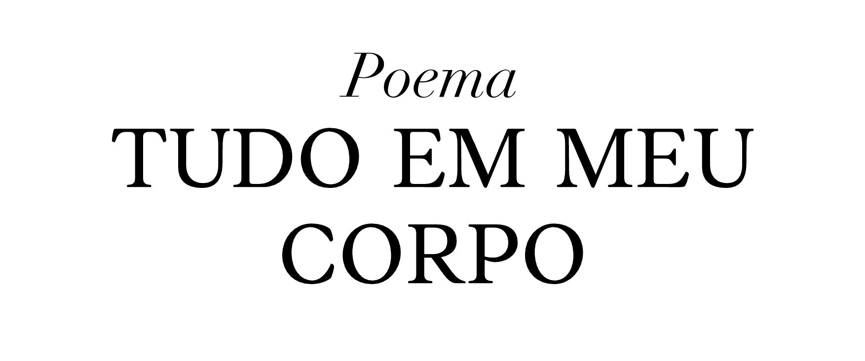 [Produto] poema 